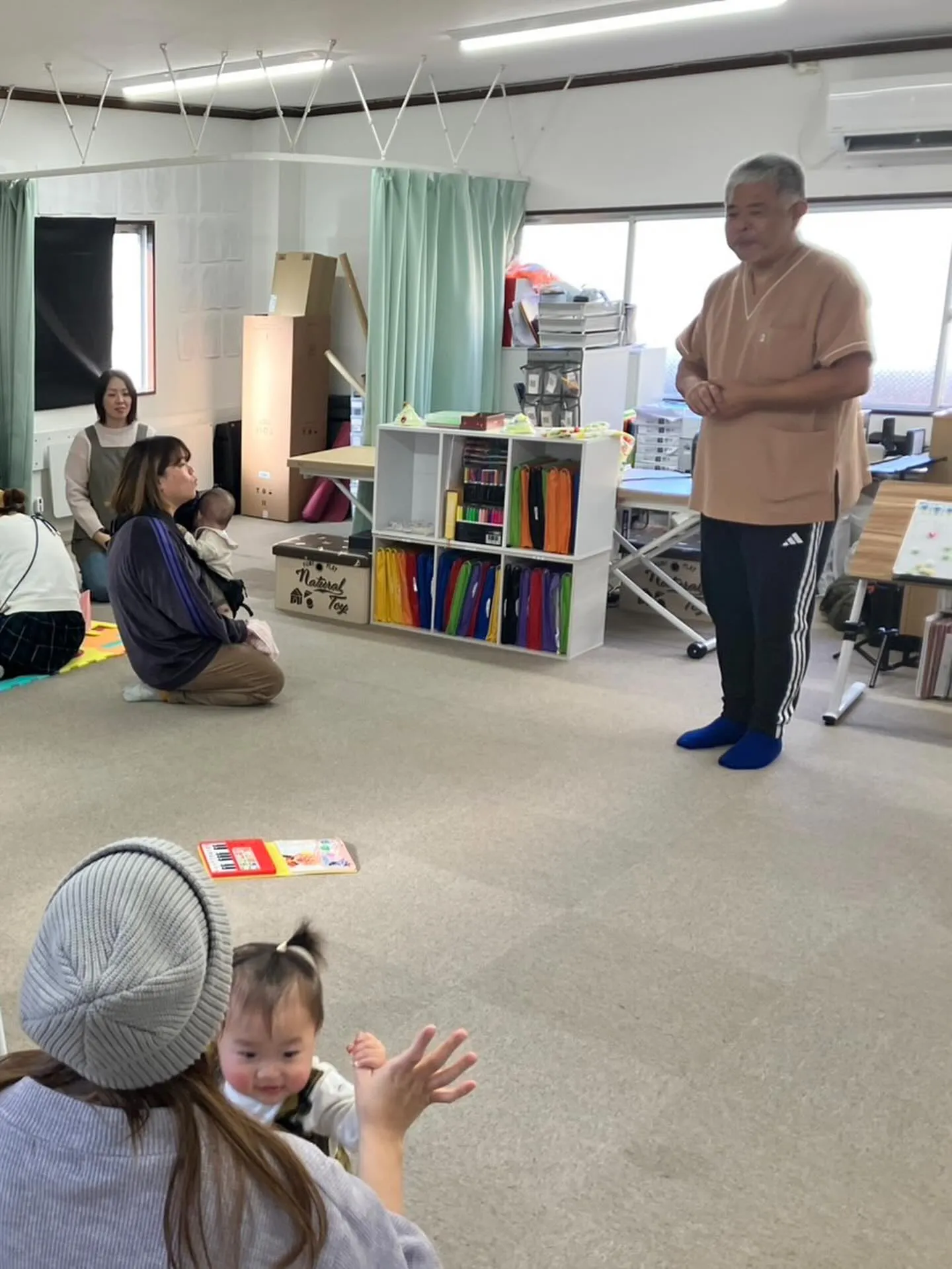 つどいクラブさんの「赤ちゃん食堂」に【骨盤＆背骨矯正】の体験...